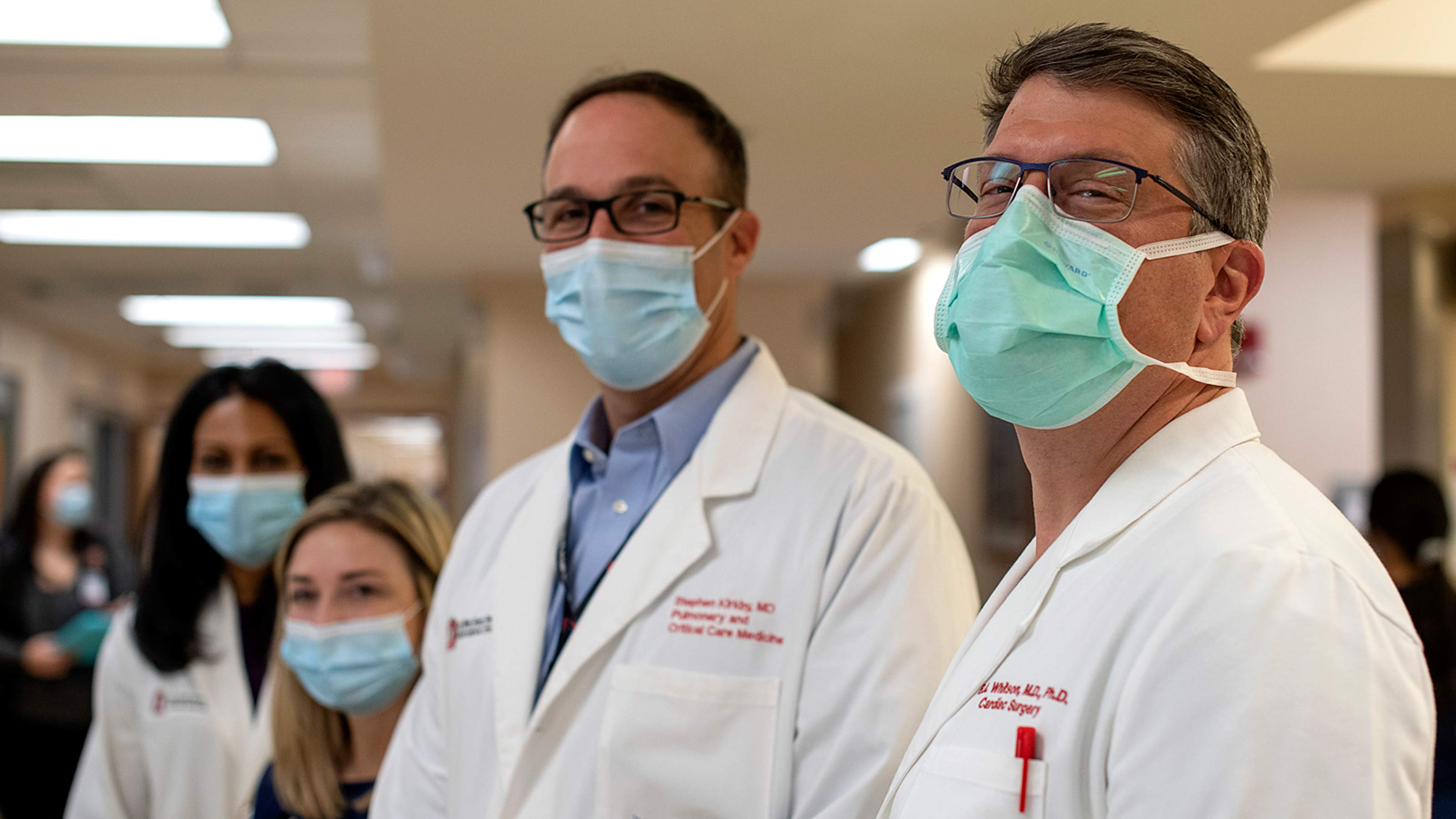 Kodi Elder's care team and doctors smiling