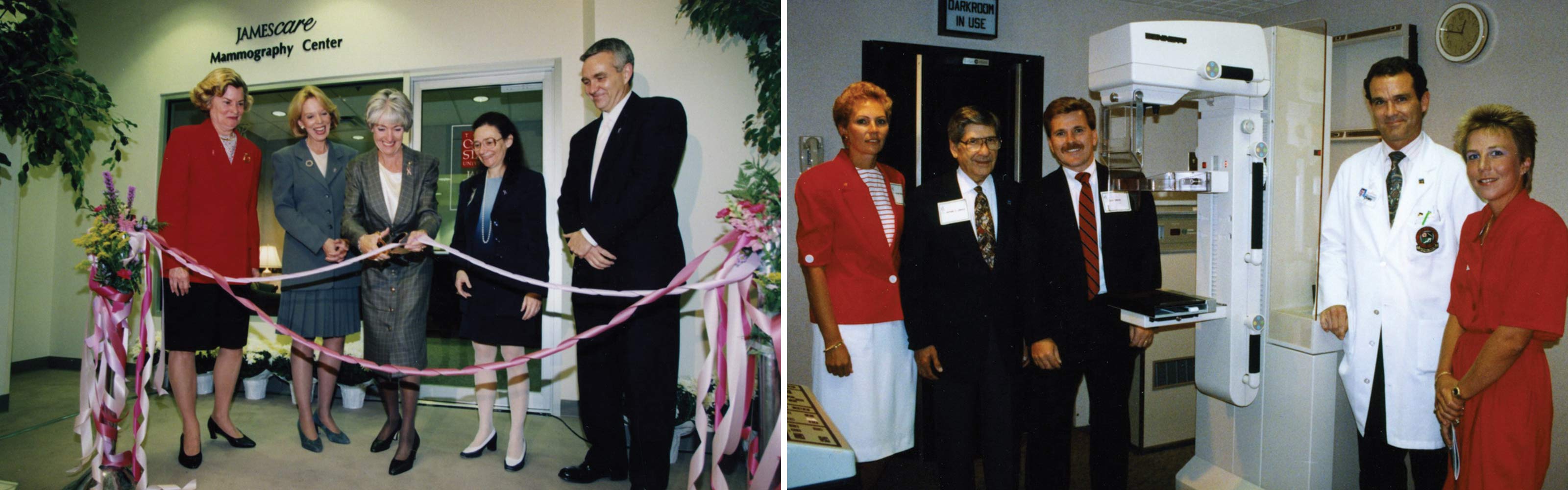 Historic photos from the ribbon cutting ceremonies