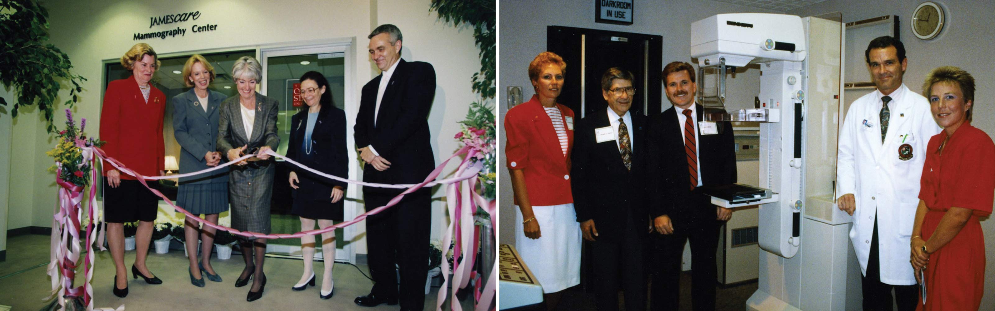 Historic photos from the ribbon cutting ceremonies