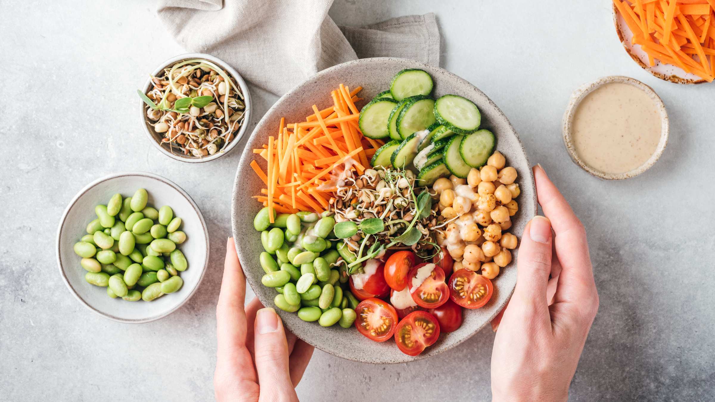 Heart healthy vegetable bowl