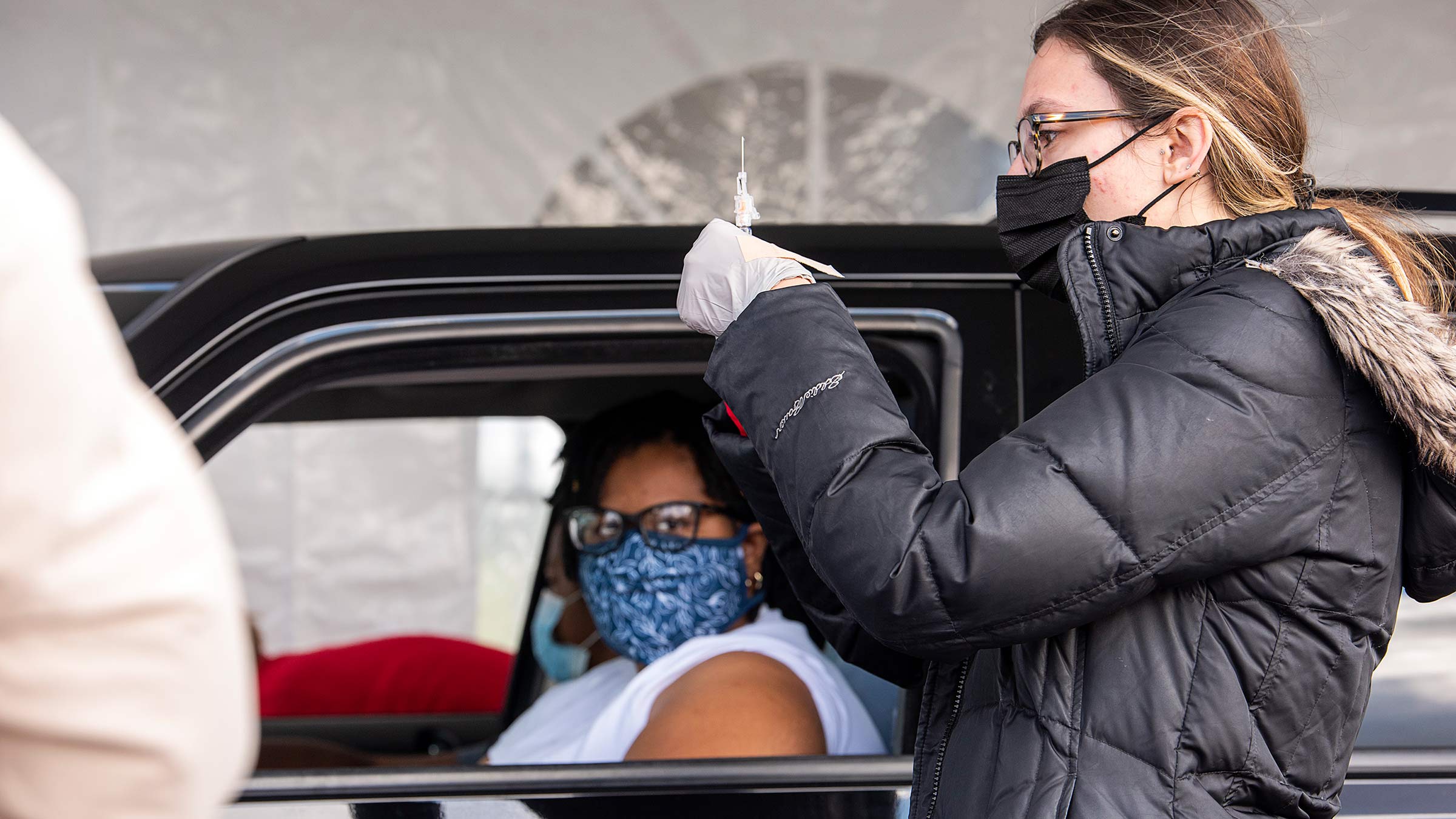 Drive-through vaccination