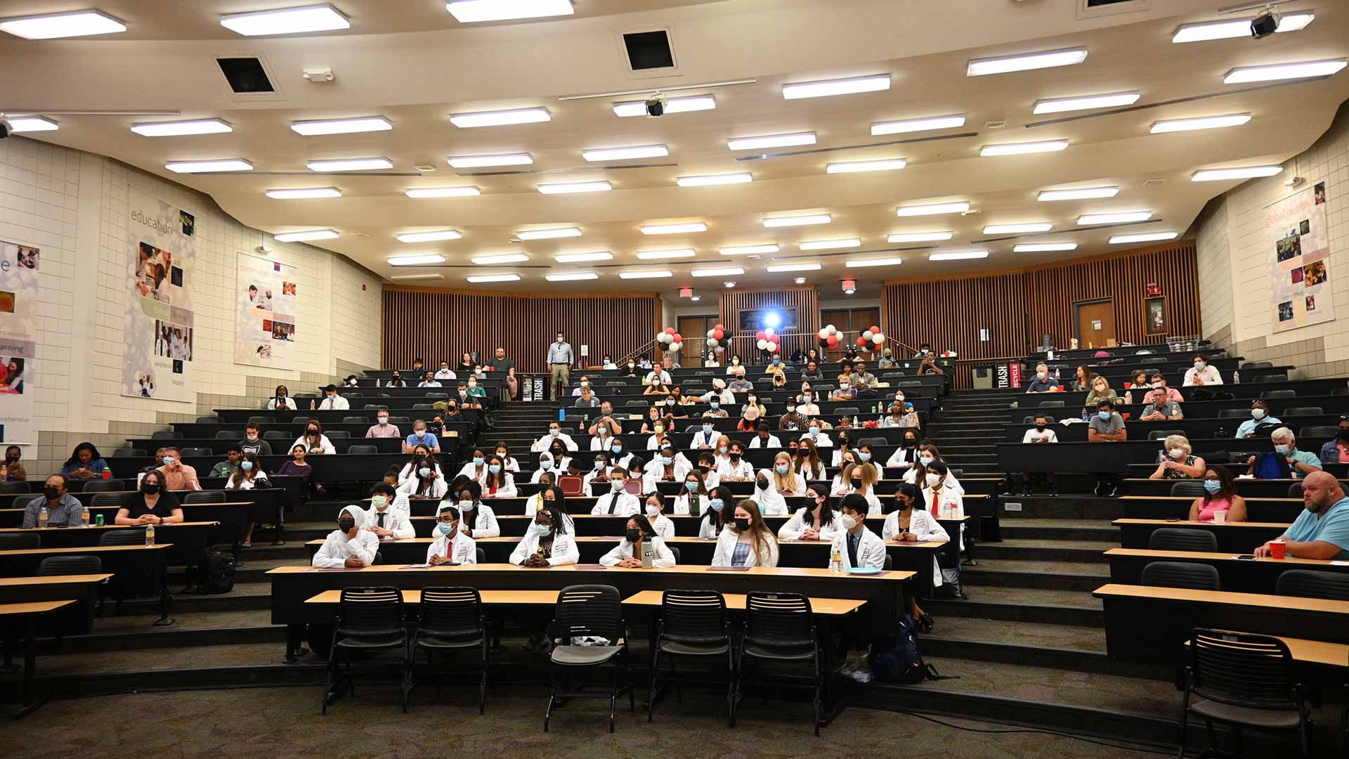 MD Camp participants in the lecture hall