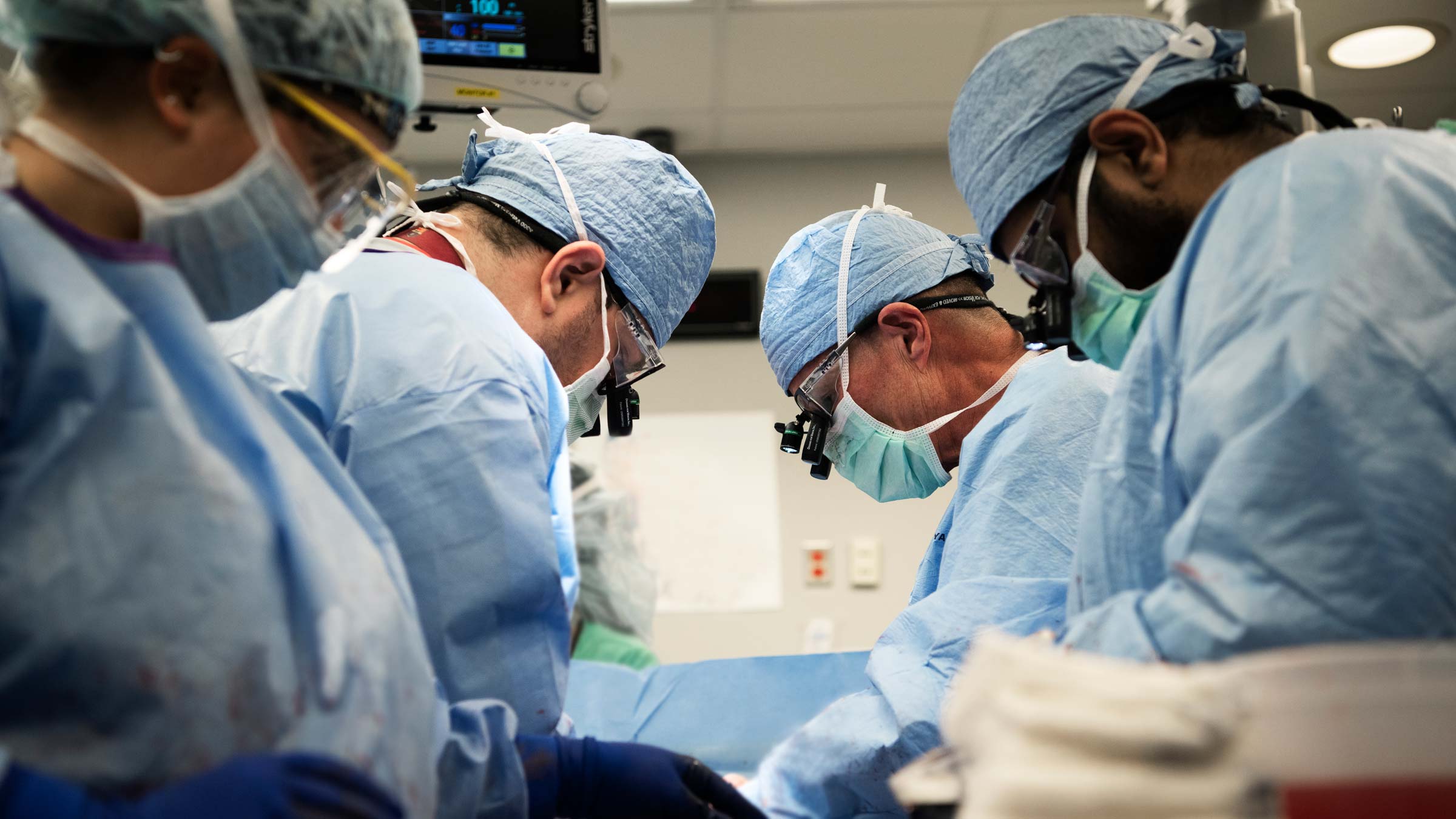 Dr. Washburn performing a surgery