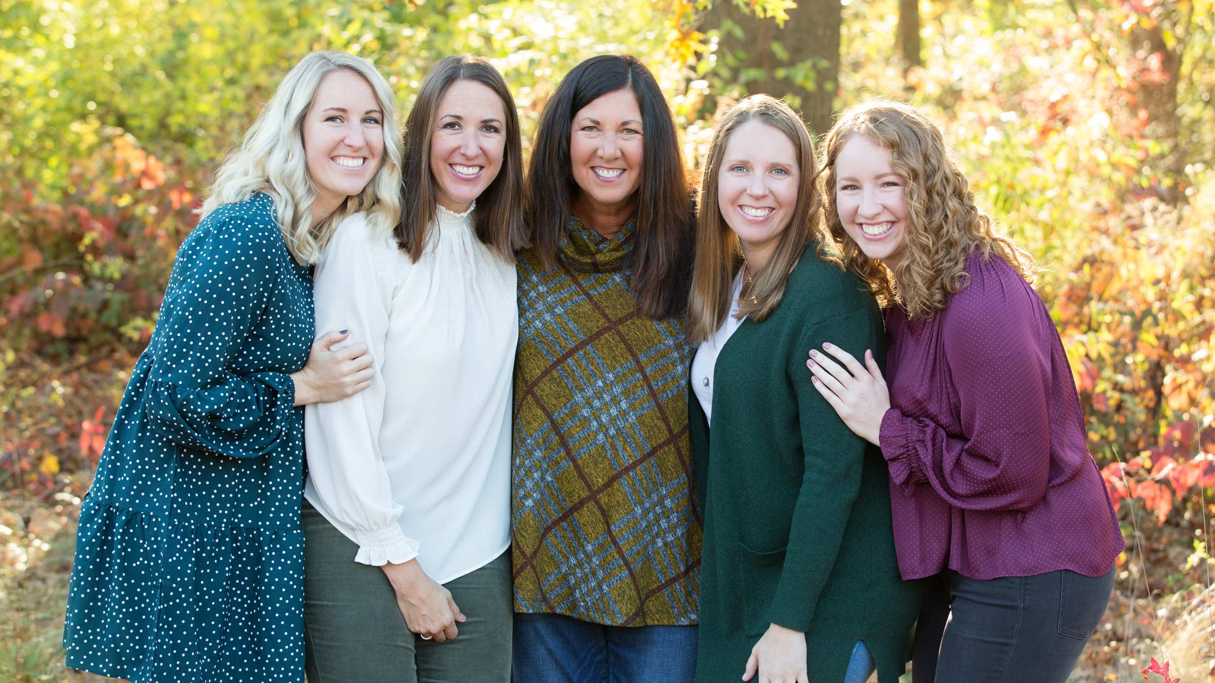 Dr. Hoying with her four daughters