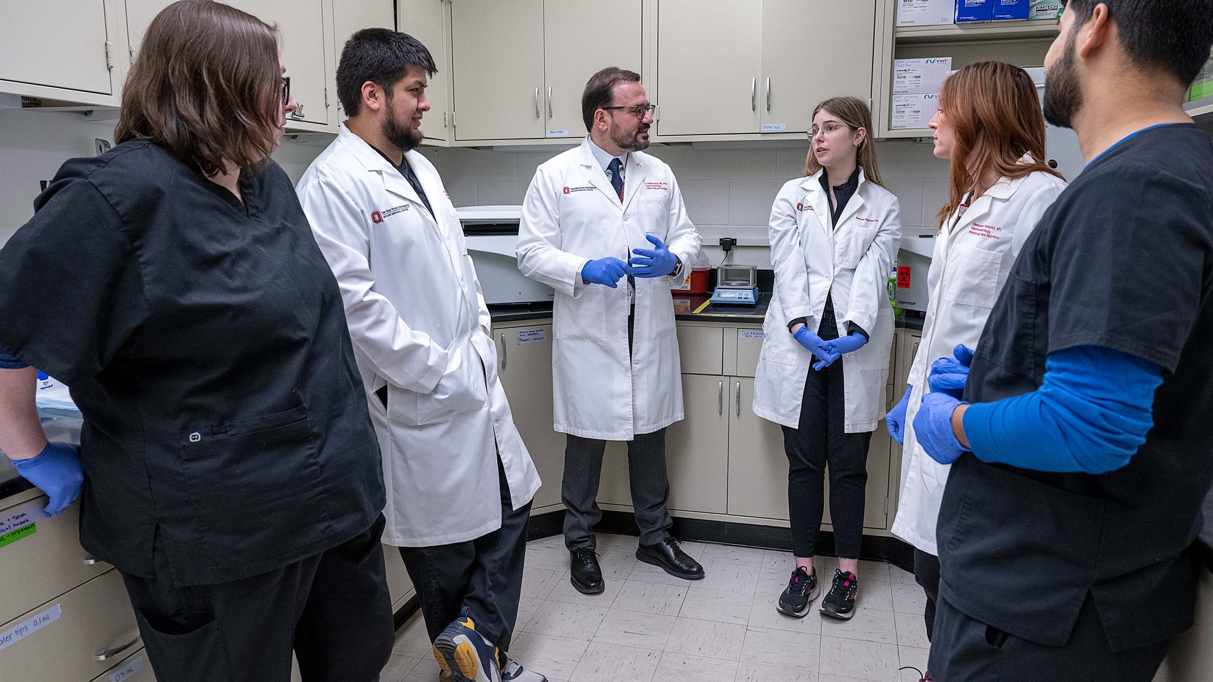 Dr. Papachristou with his research team