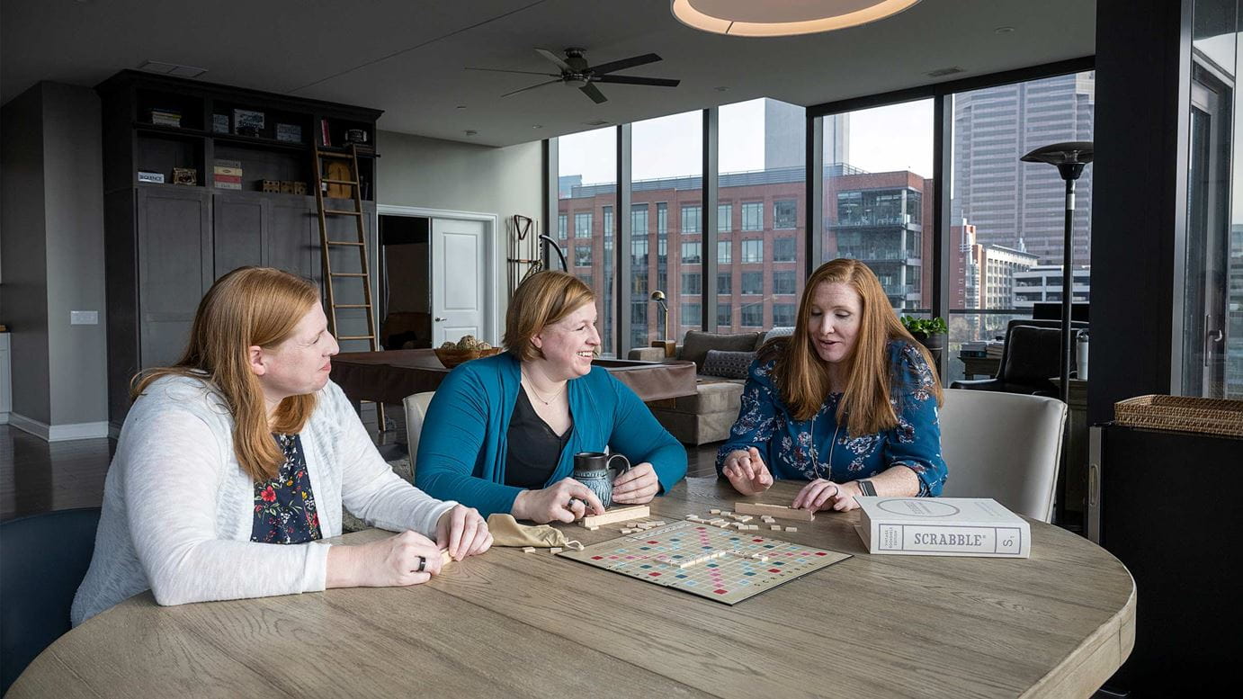 Carmen Quatman, MD, PhD, Katie Quatman-Yates, DPT, PhD, and Lauren Teuschler, MEd (from left to right).