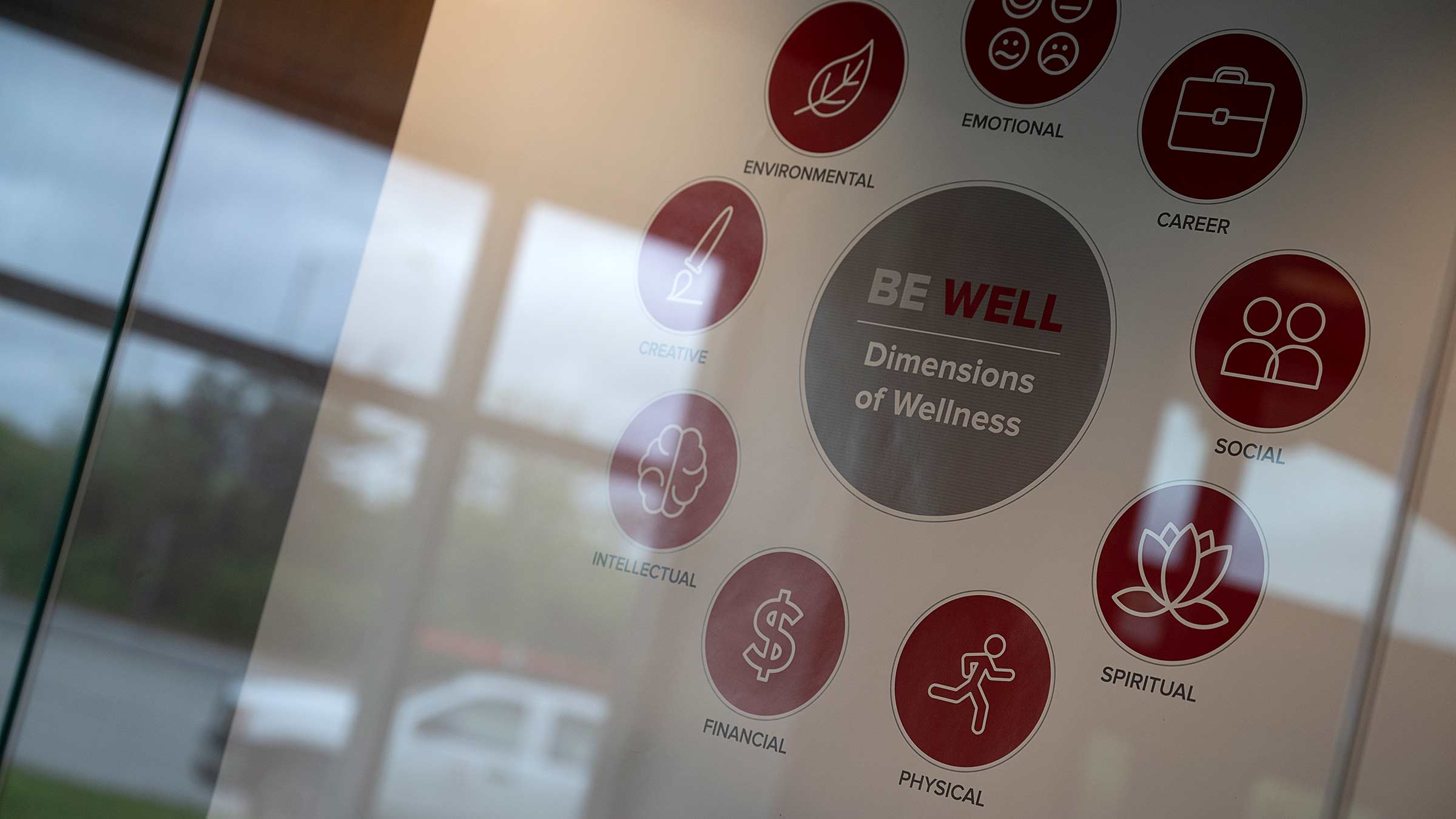 Be well program graphics poster