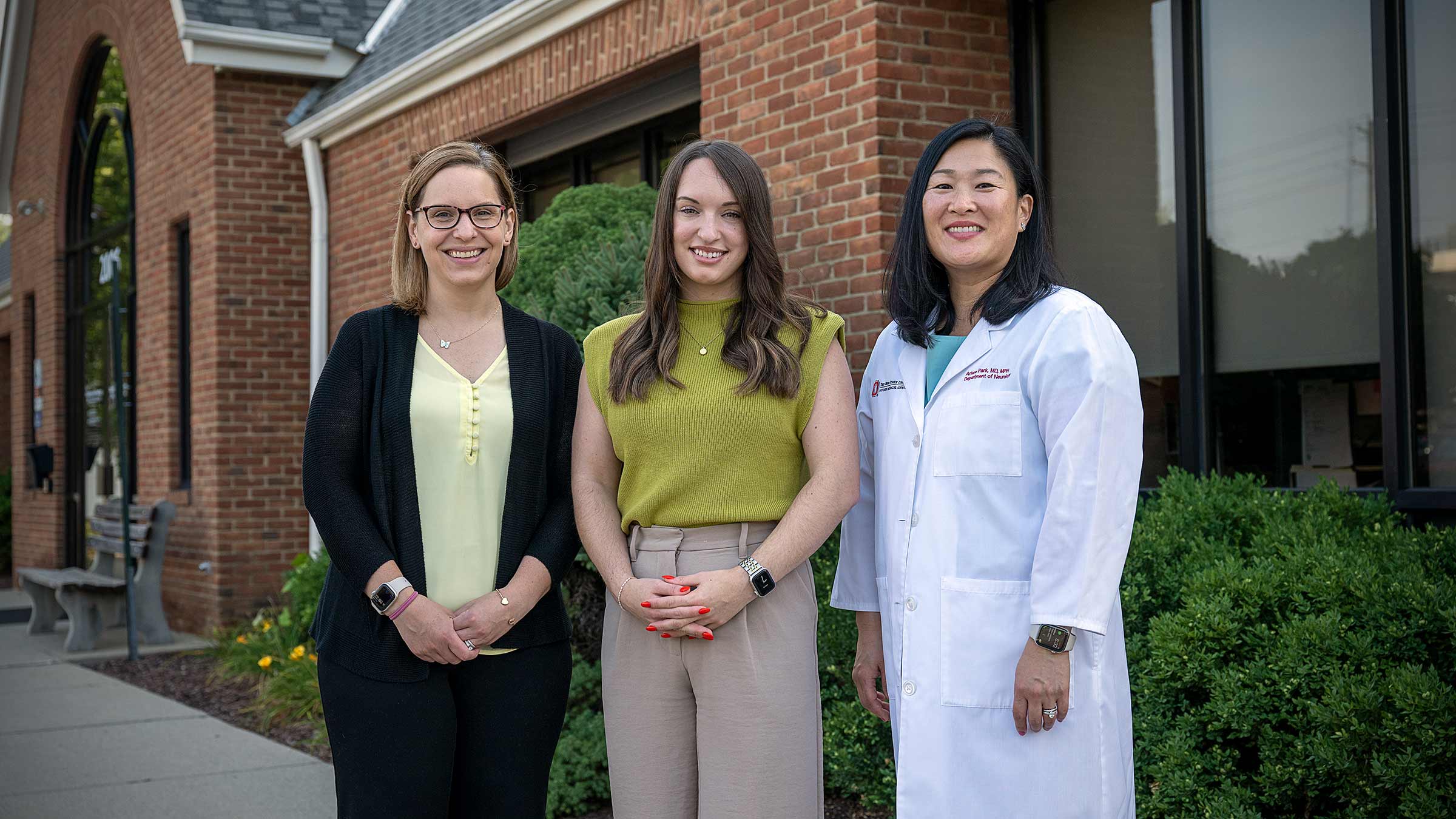 Ariane Park, Victoria Klee and Katherine Ambrogi in a group photo