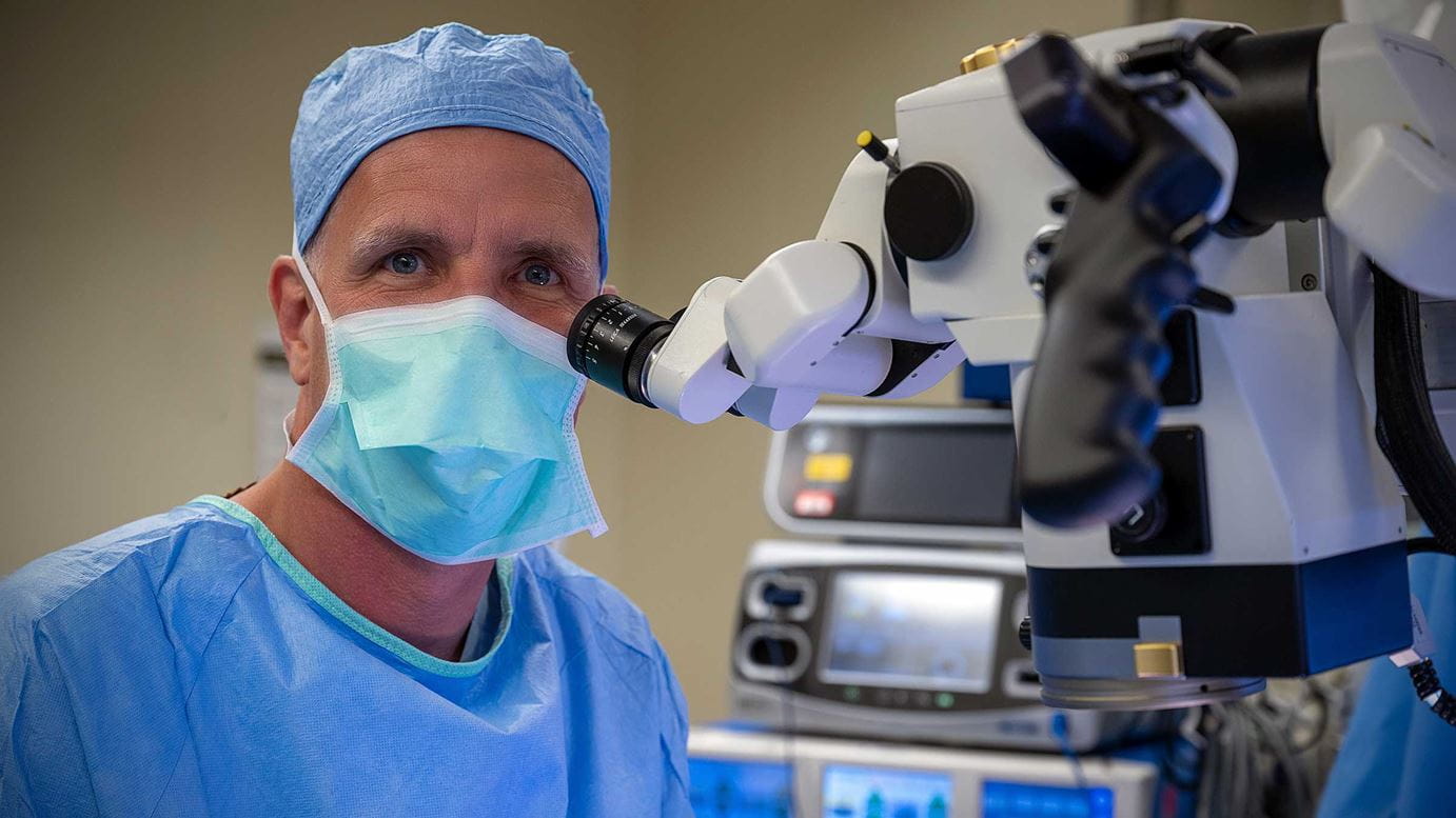Dr. Skoracki during surgery
