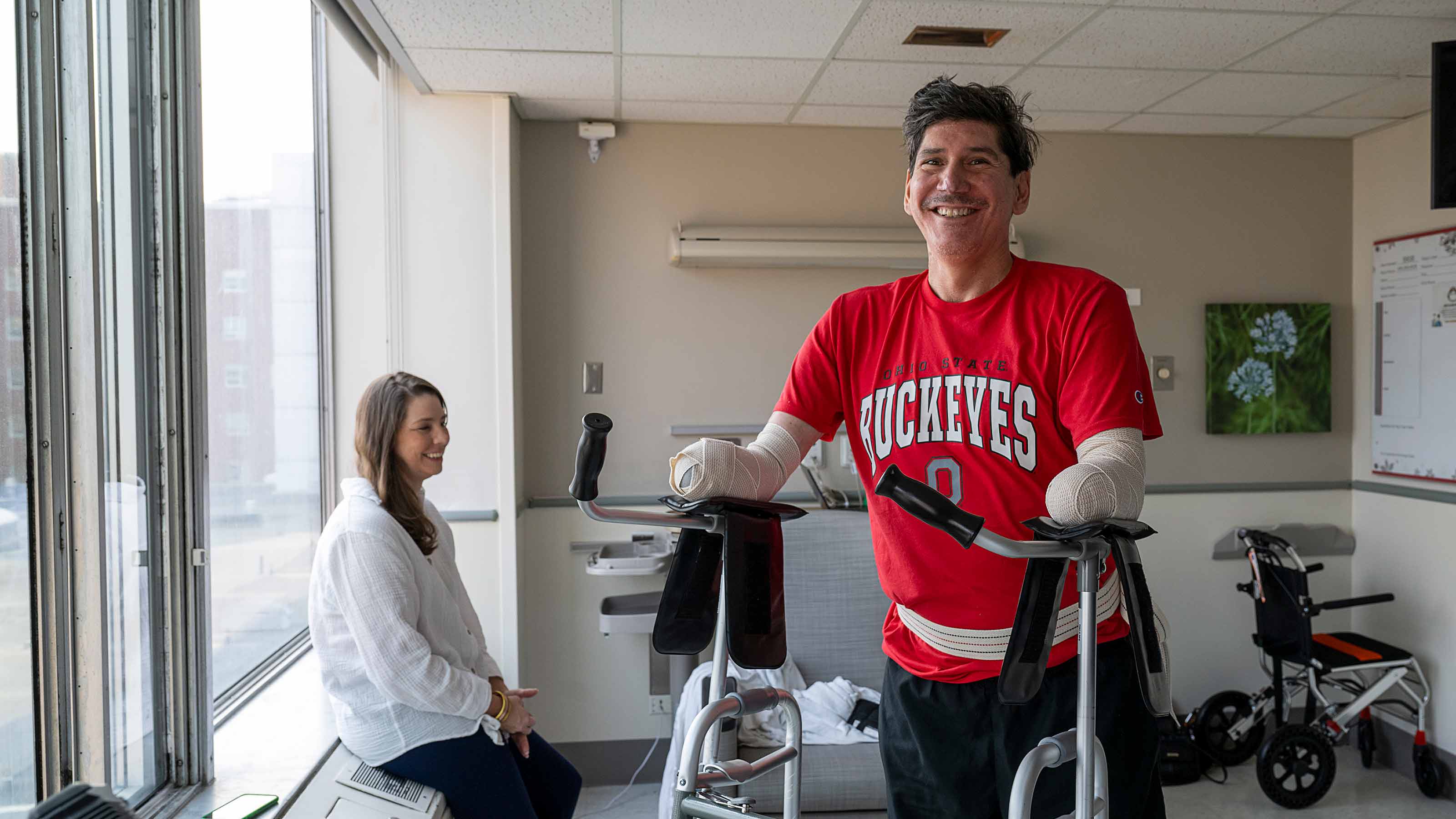 Facing quadruple amputation, Texas man finds hope in Ohio State surgical team