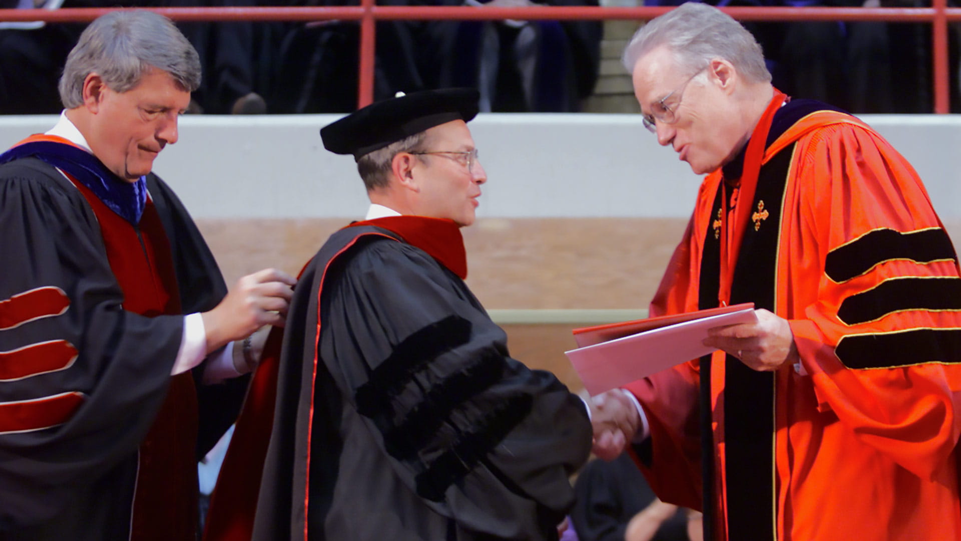  John F. Wolfe is conferred with an honorary degree