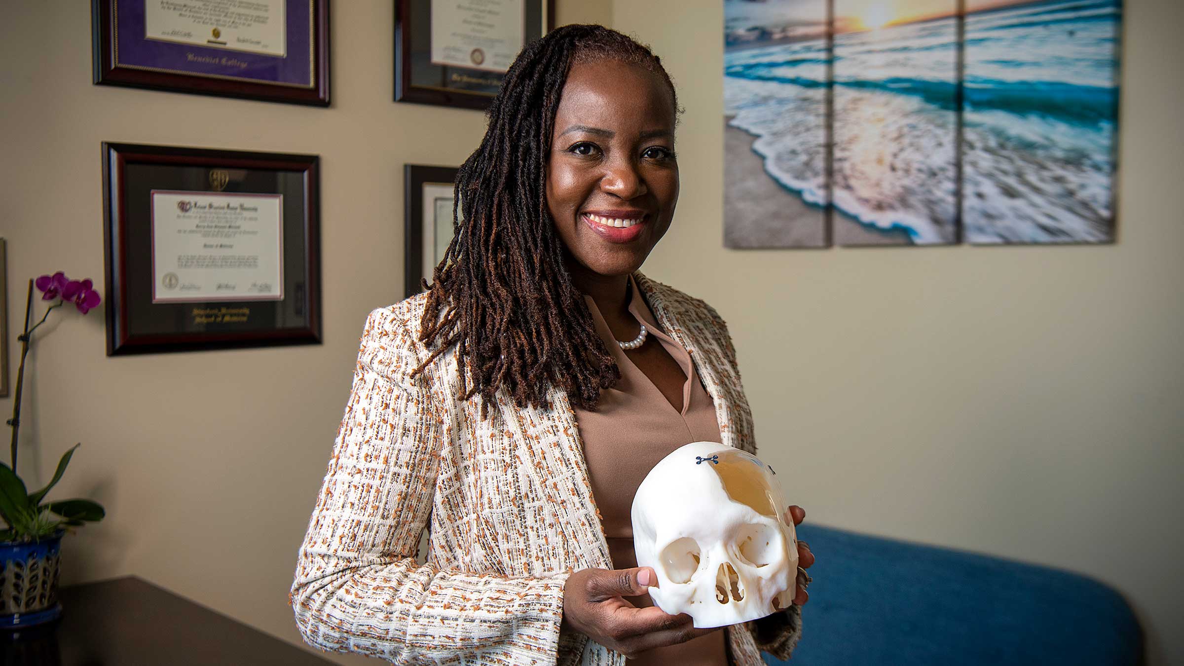 Kerry-Ann Mitchell, director of Ohio State’s neuroplastic surgery program