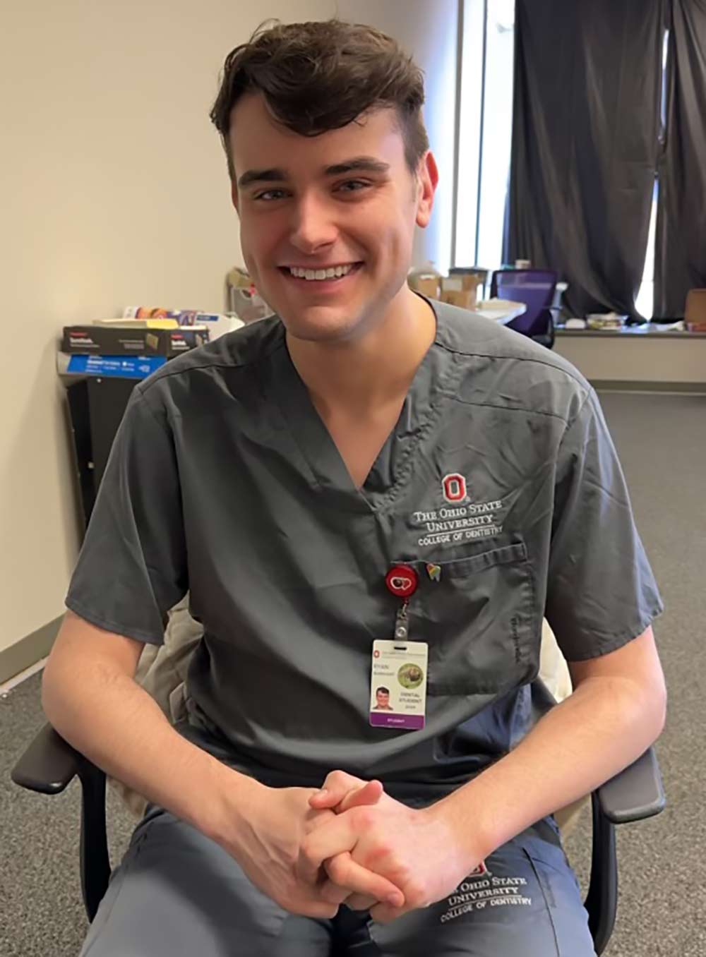 Eric Burkhart, student at the College of Dentistry