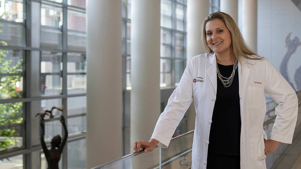 Dr. Raquel Reinbolt, MD standing in The James