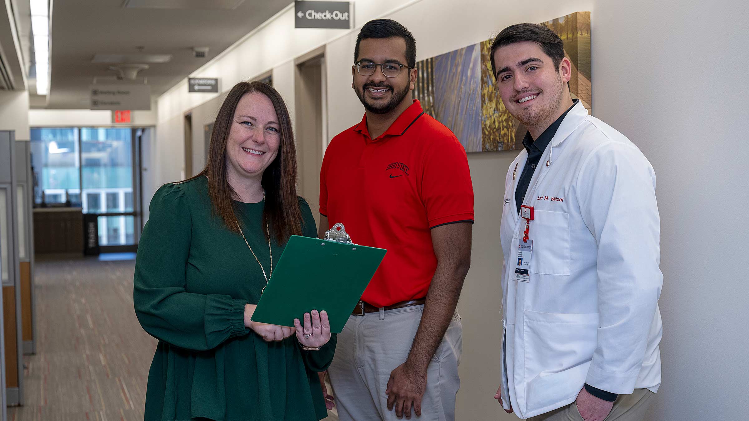 Dr. Luke with her colleagues