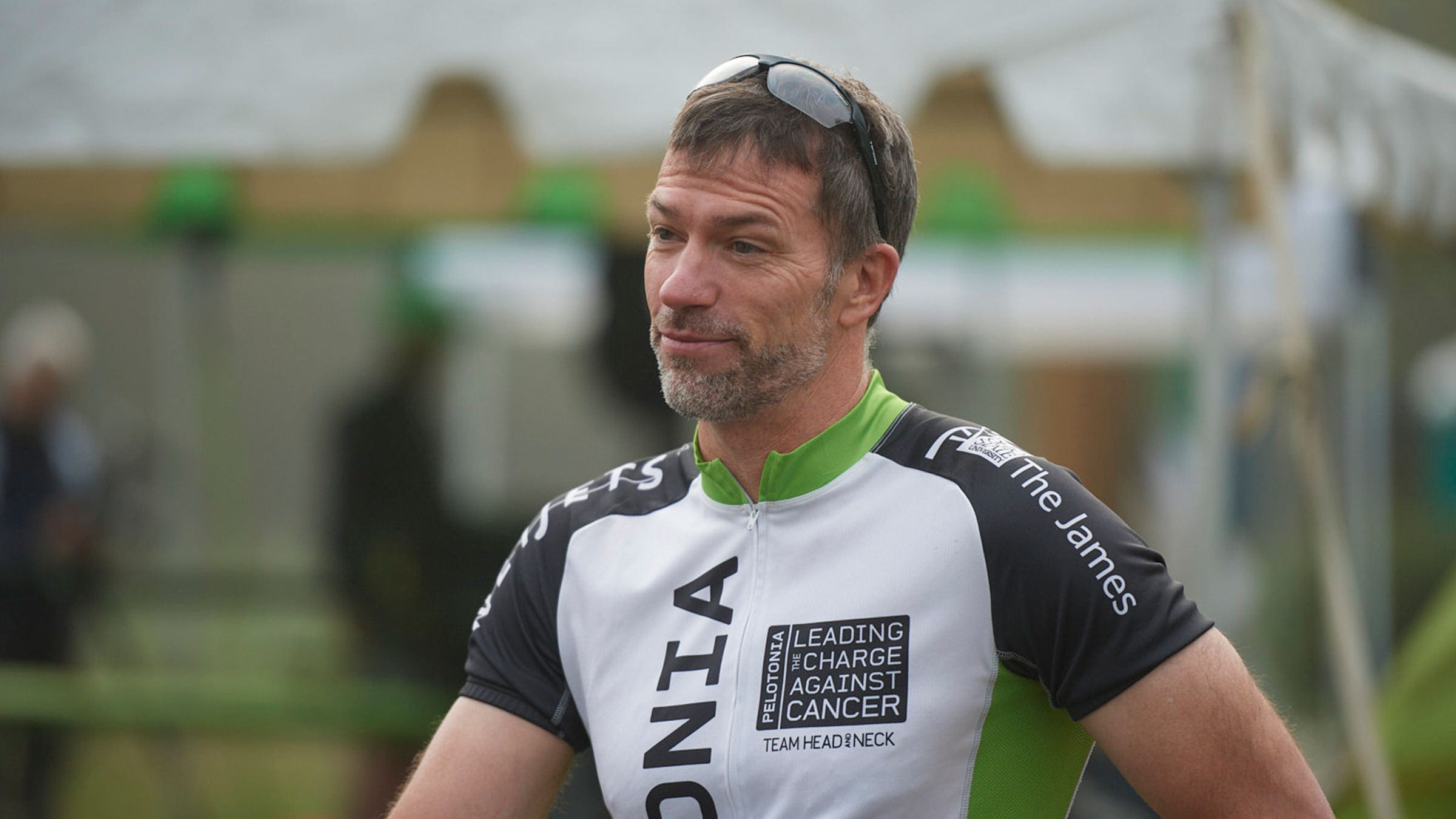 Dr. Old at the Pelotonia Gravel Day event