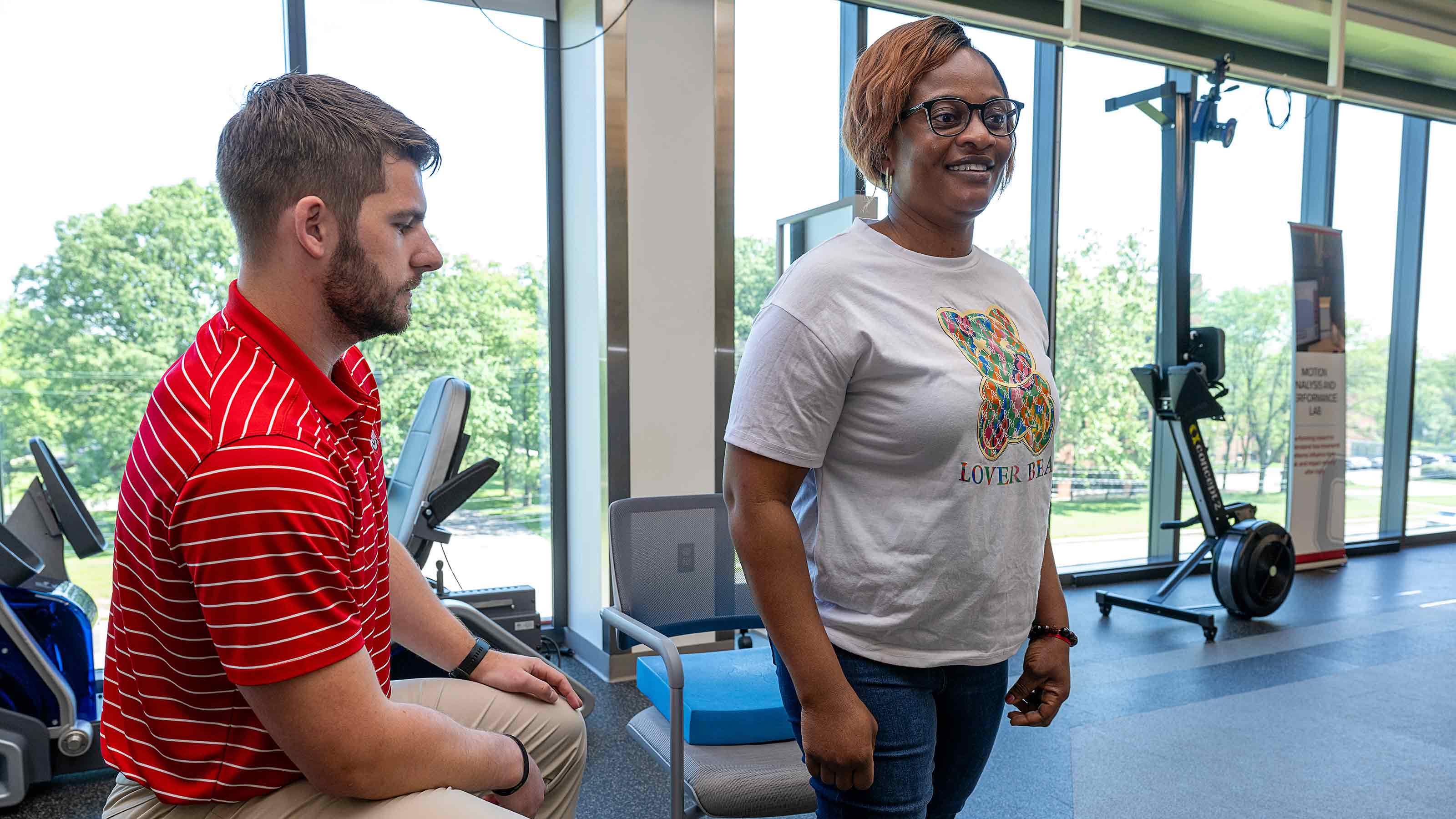 Walking after decades on crutches — thanks to Ohio State hip replacement