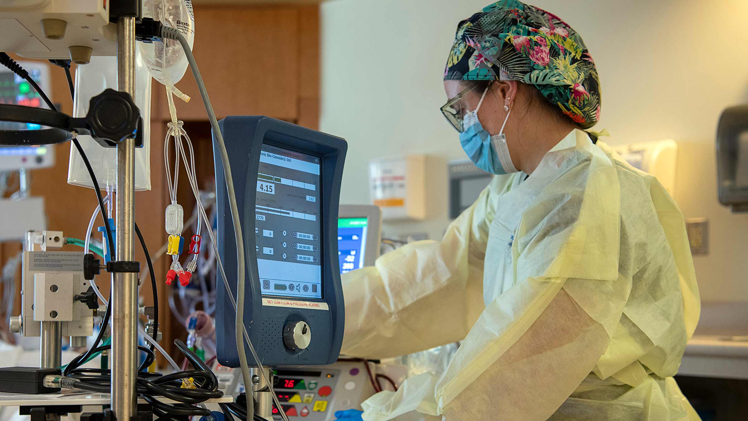 A nurse at Ross Heart Hospital 