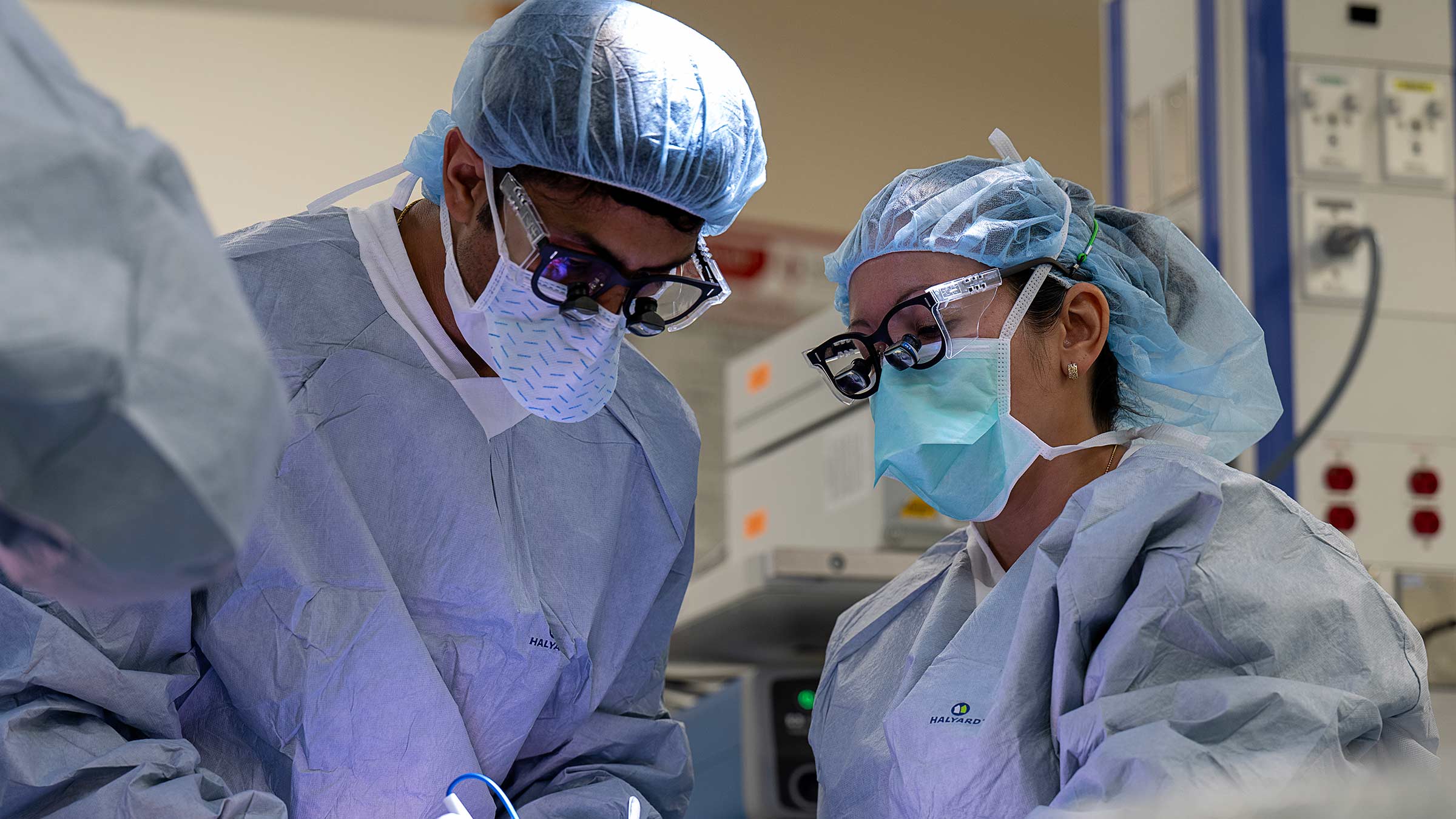 Dr. Kristine Orion performing surgery on a patient