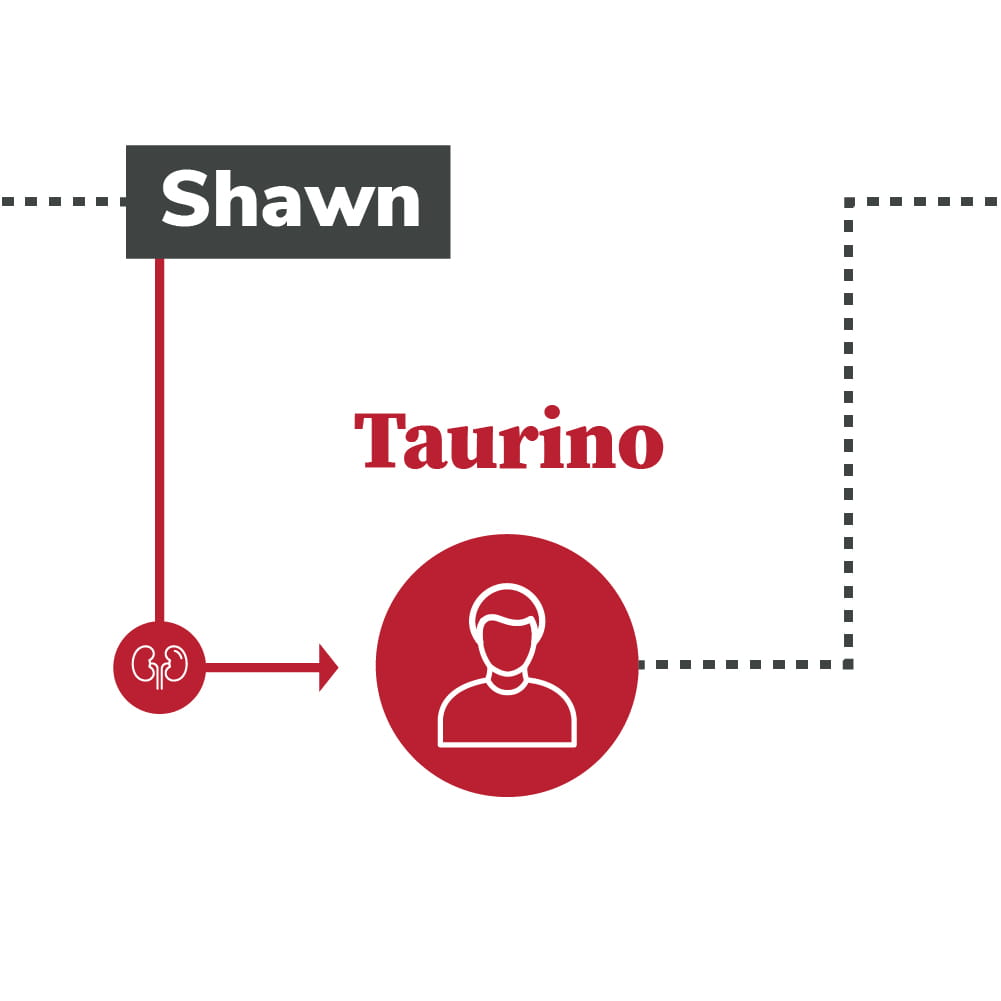 Shawn donated to Taurino