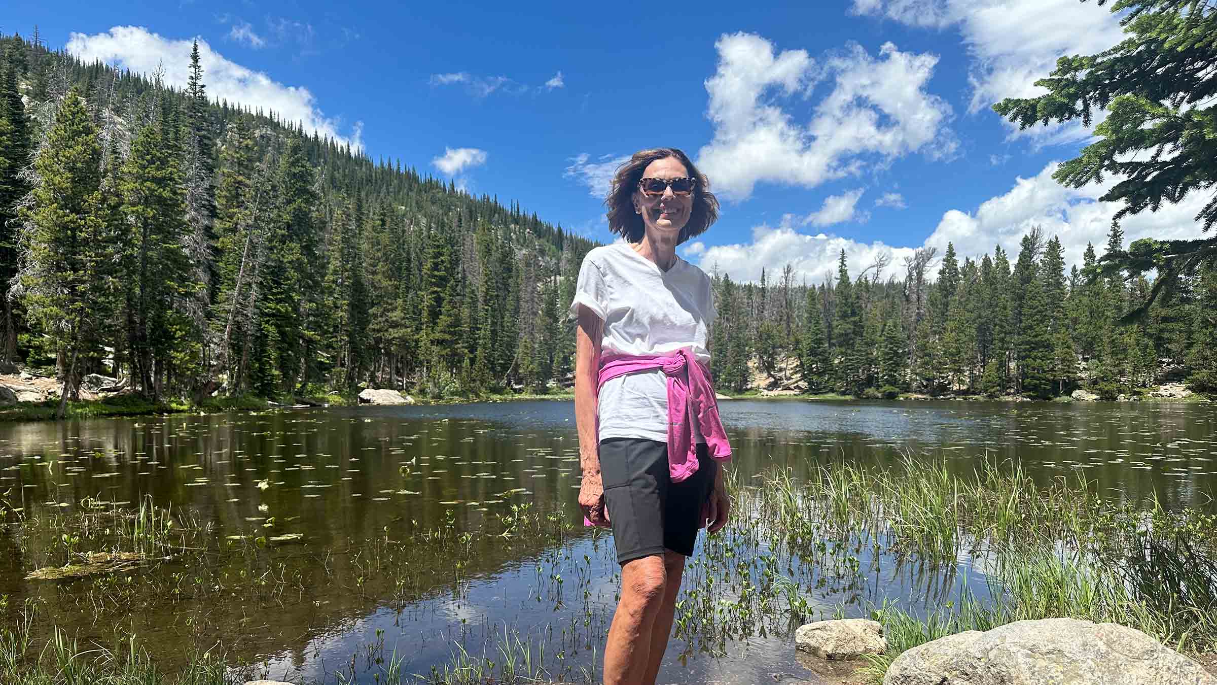 Ann Sidesinger at the national park