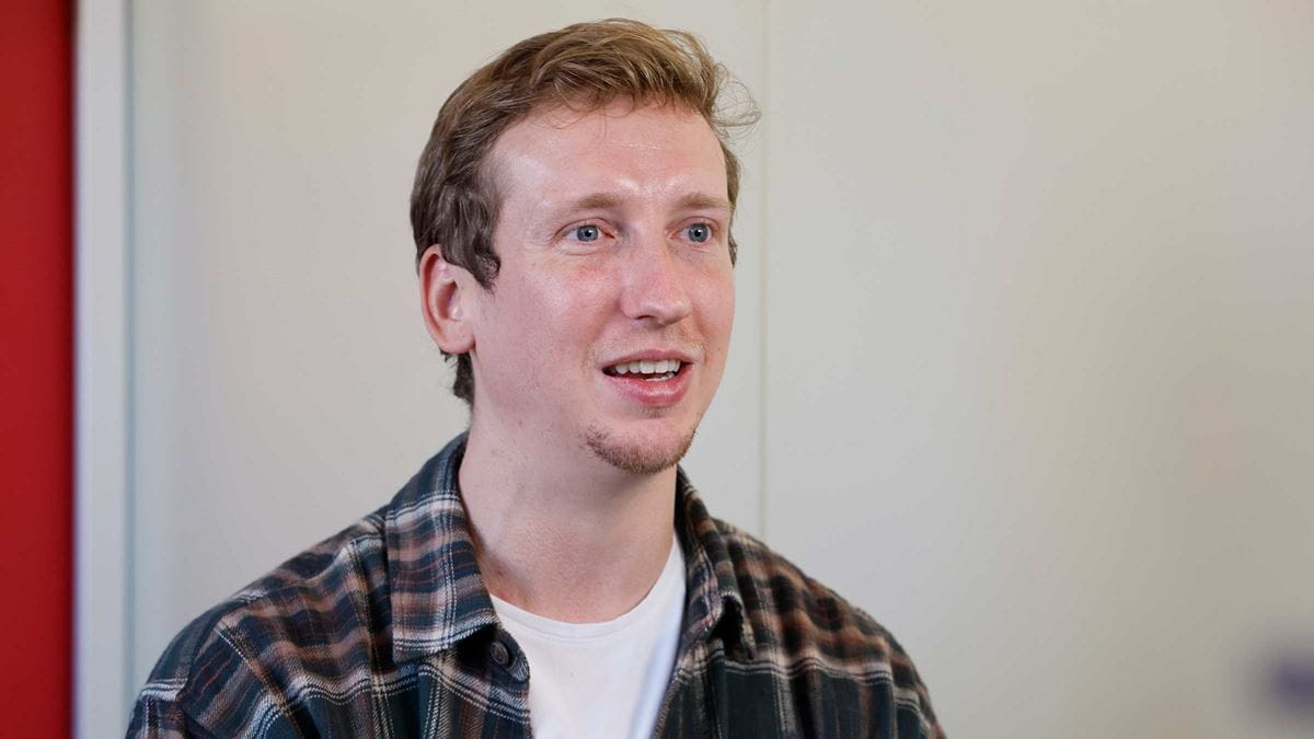 Transplant patient, Kyle Clark, speaking about his experience