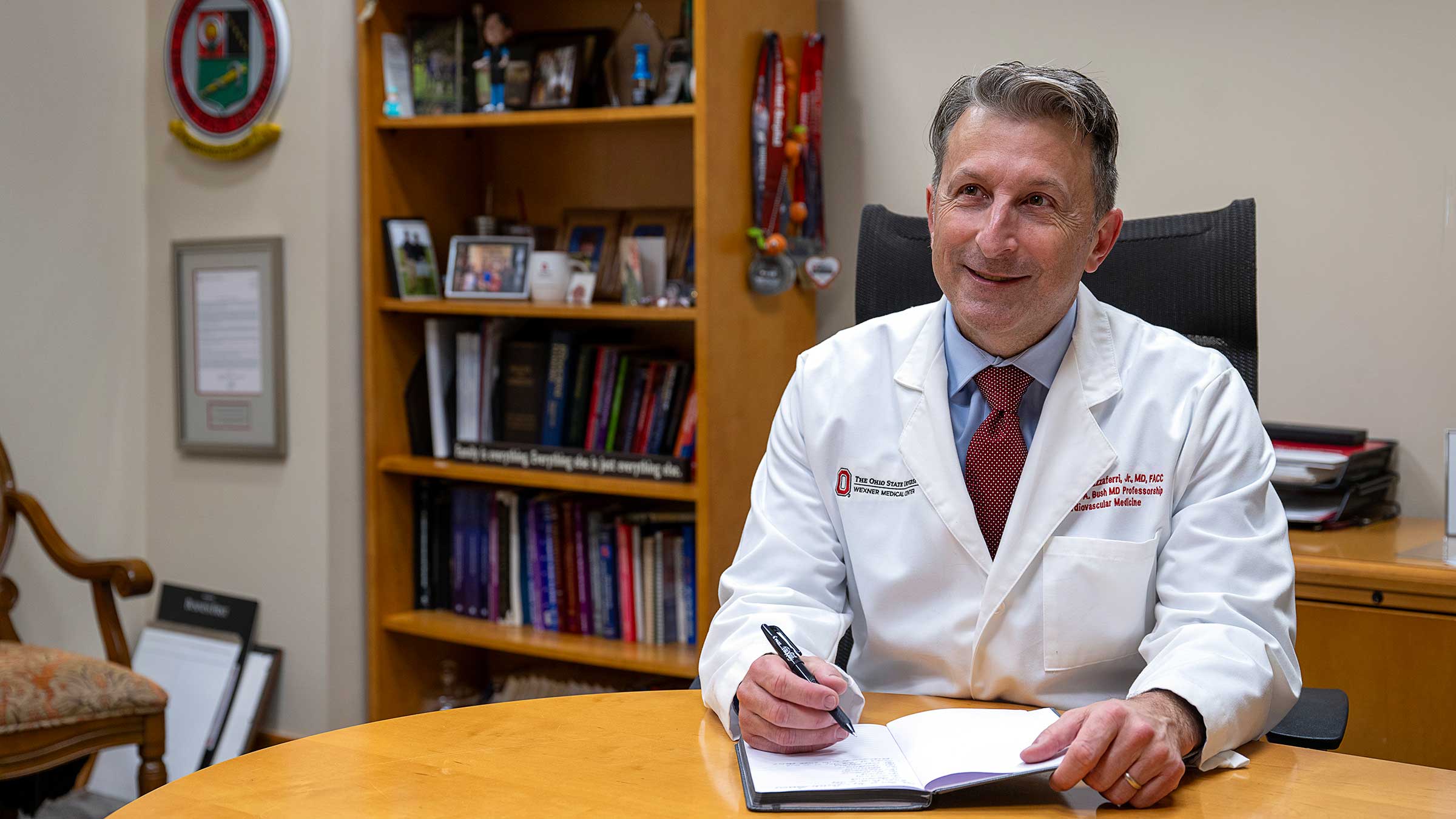 Dr. Ernest Mazzaferri, MD, FACC in his office