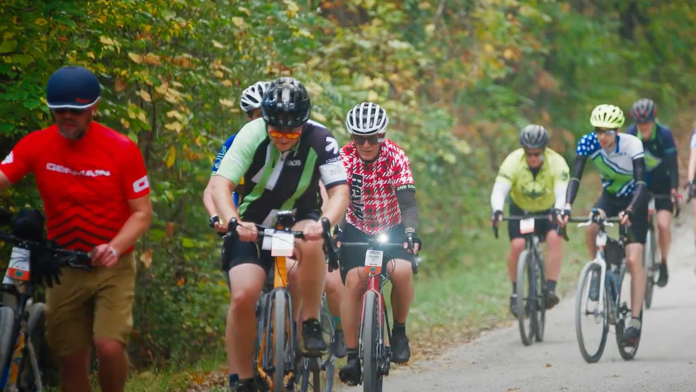 Pelotonia Gravel Day riders