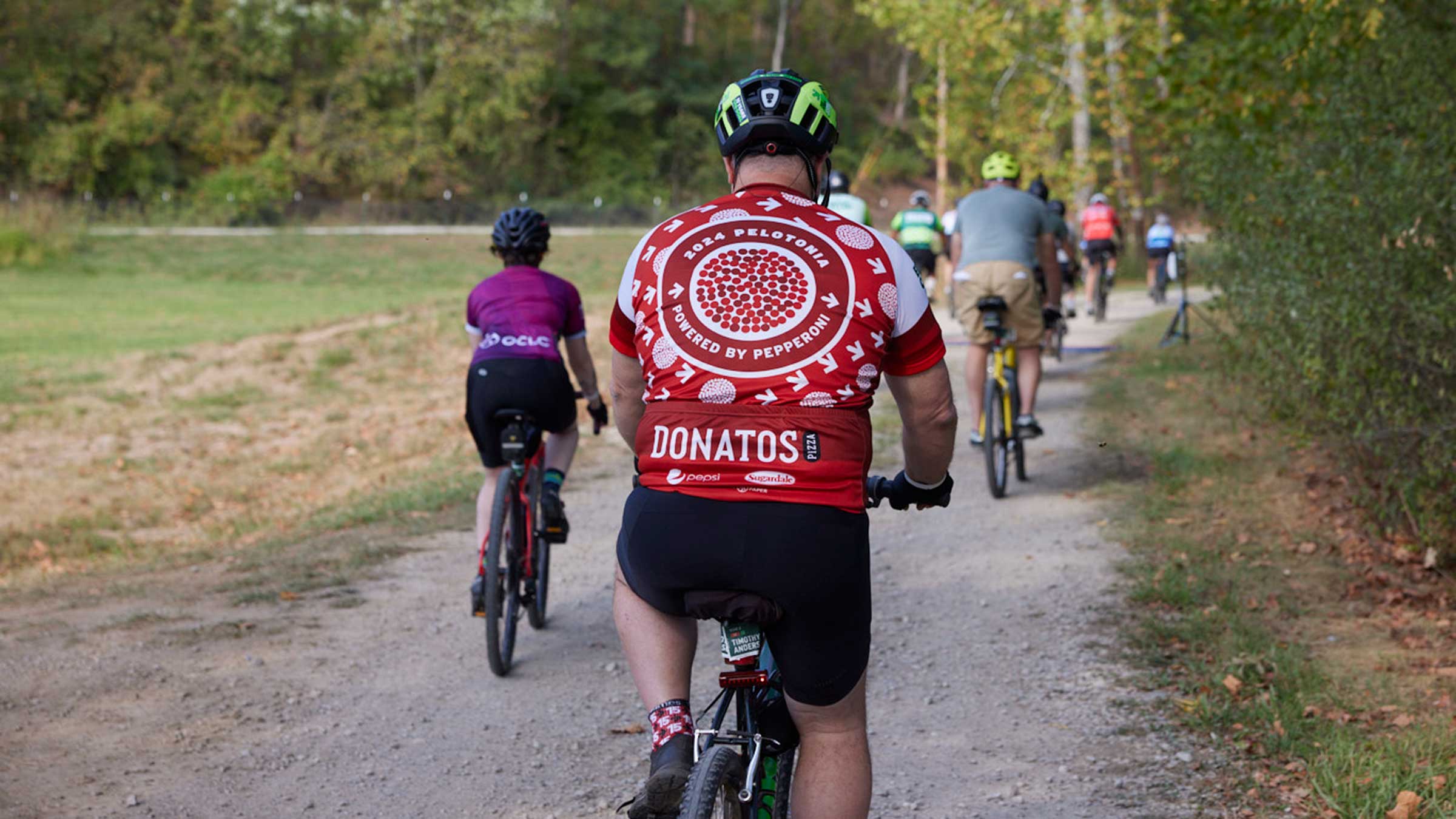 Pelotonia Gravel Day riders