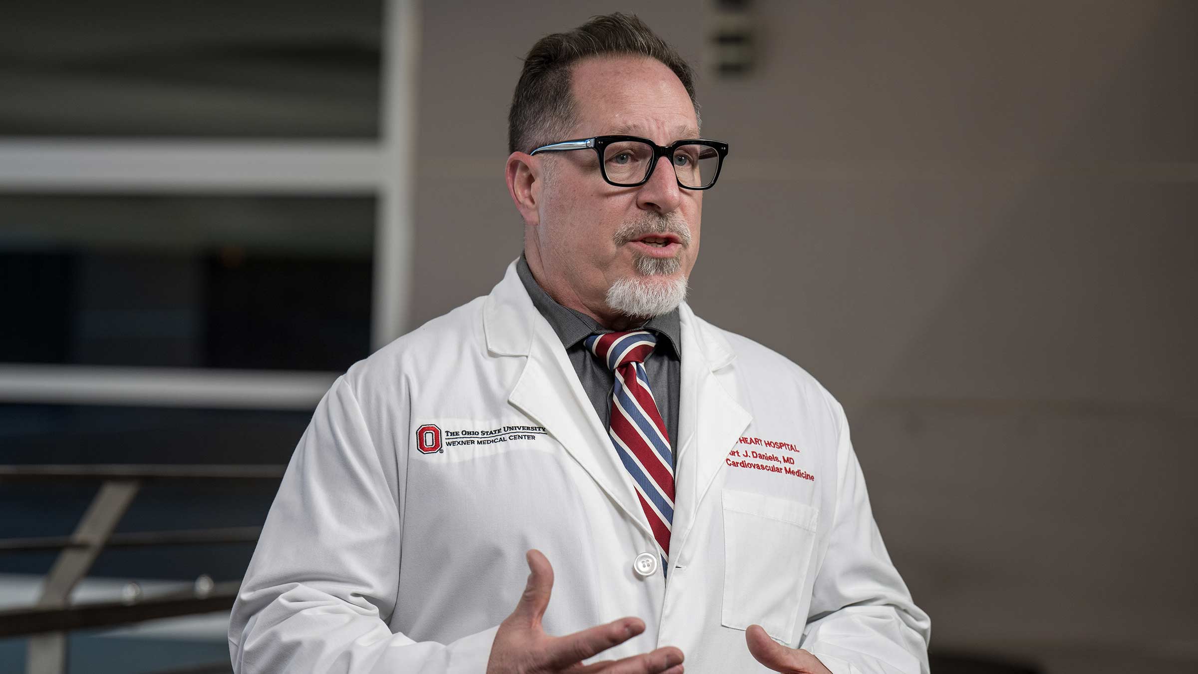 Dr. Curt Daniels, medical director for the Ross Heart Hospital