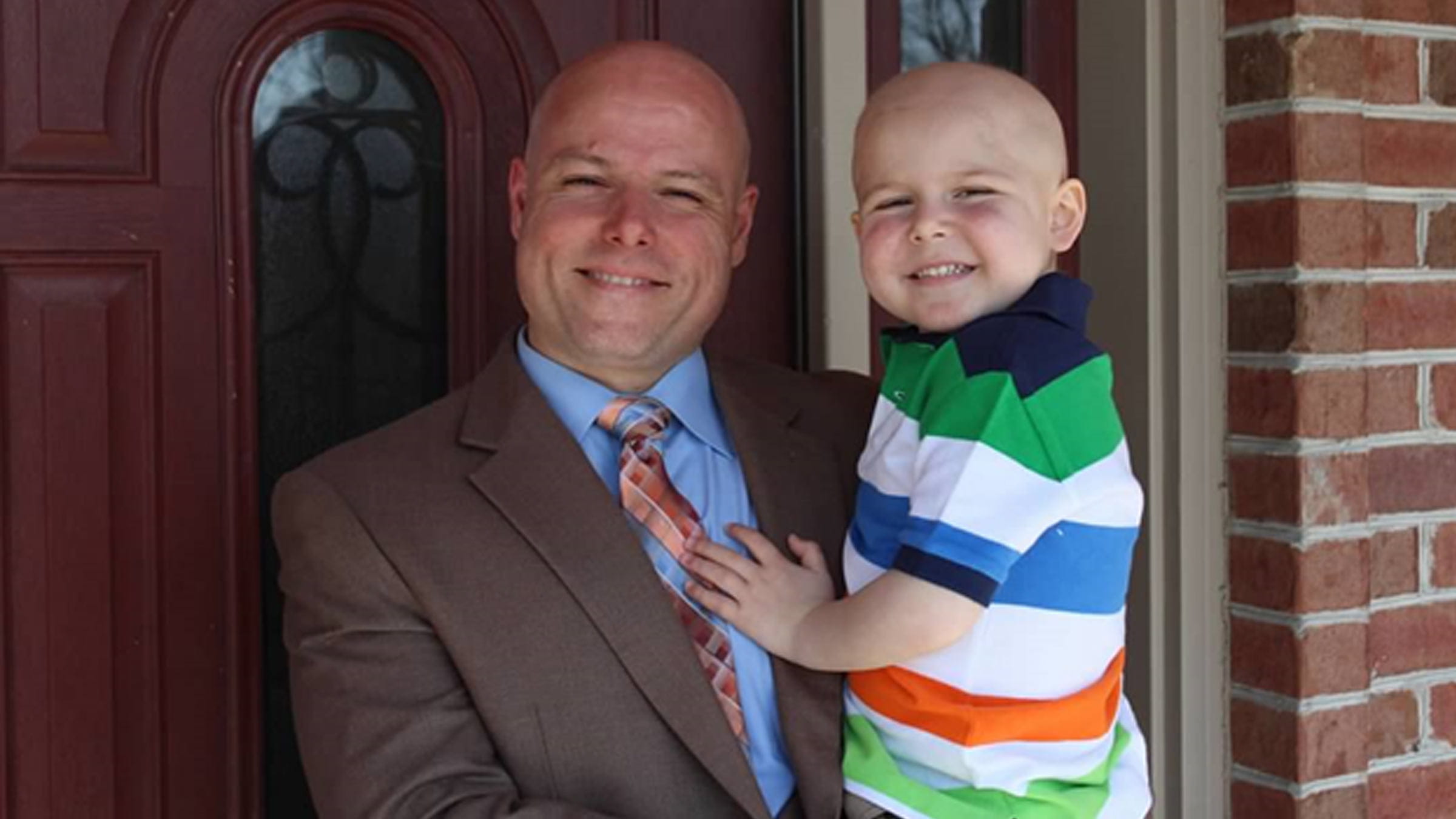 Dr. Bryan Tillman with his son, Gabriel