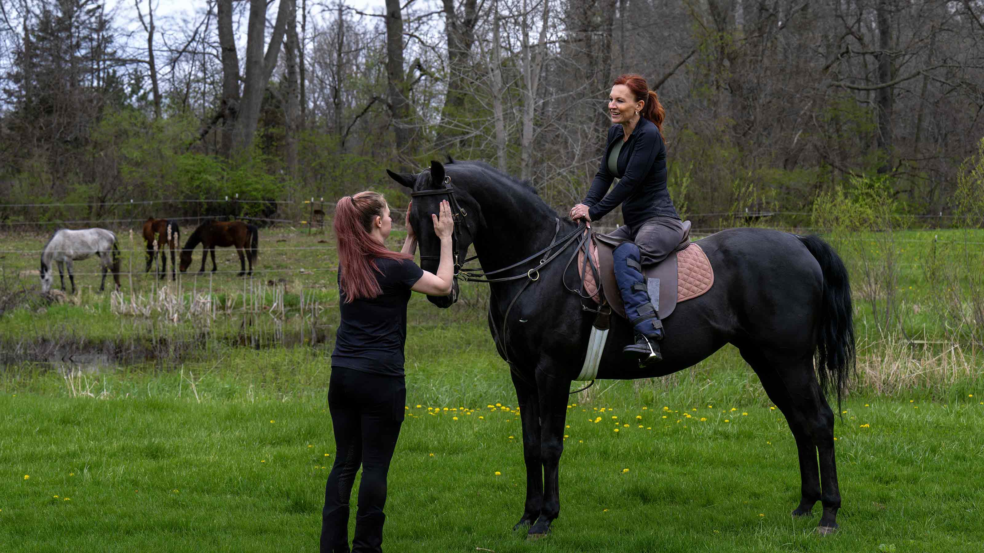 Game-changing prosthetic implant gets equestrian amputee back in the saddle
